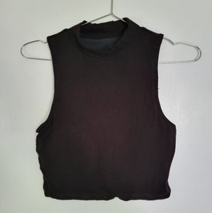 Brami Mock Turtleneck Crop Tank NWOT
